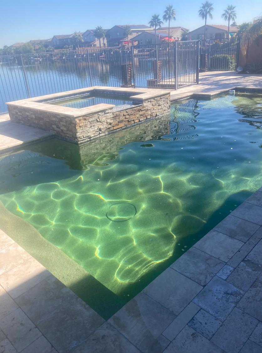 Pool shocking service